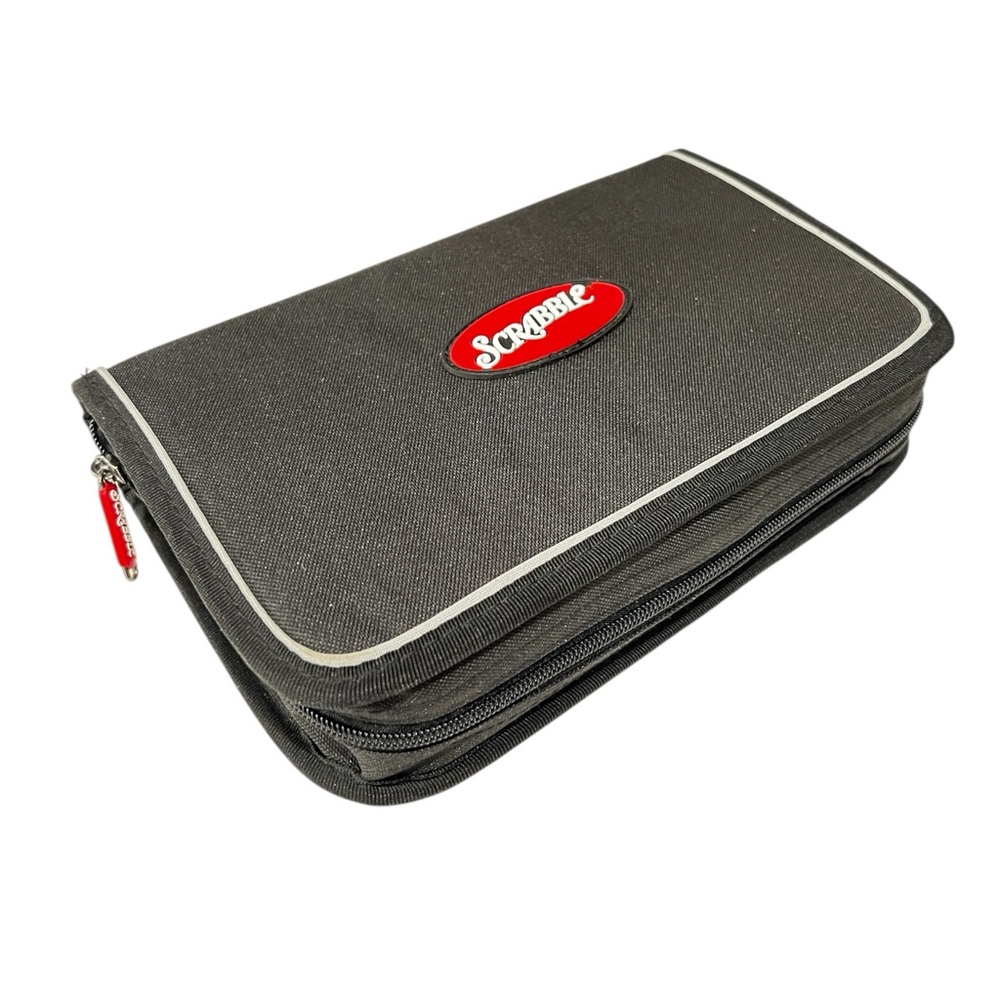 Travel Scrabble Game Zipper Case Crossword HASBRO Game Folio Edition NEW